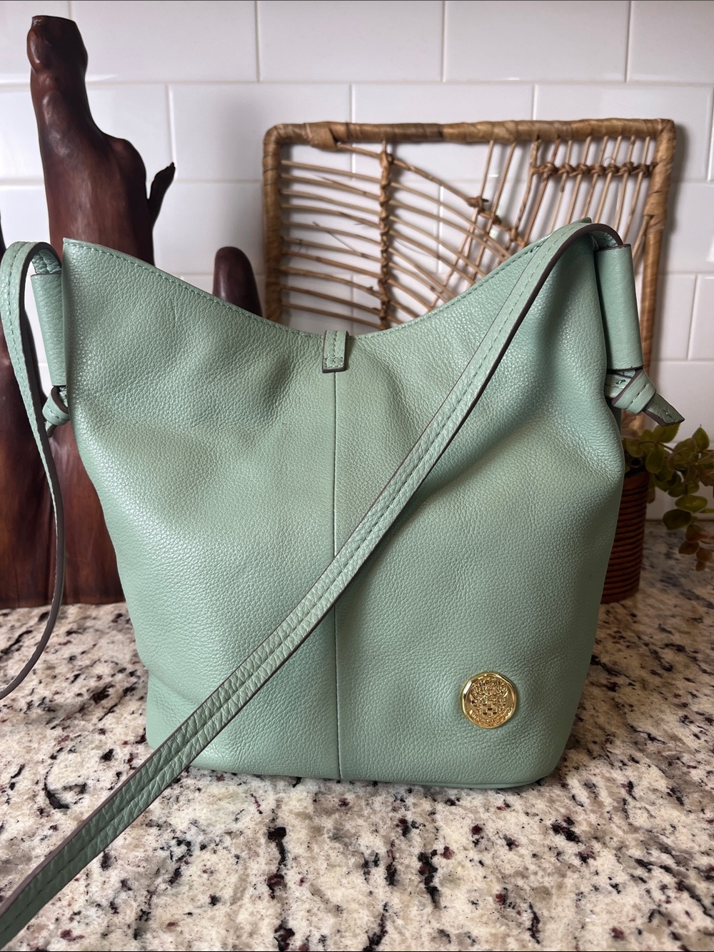 Vince Camuto Slouchy Leather Bucket Bag - Picture 6 of 12